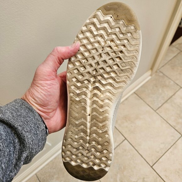 Cole Haan Men's GrandPro Leather Sneakers, Lt Gray, Sz 10 - Picture 15 of 16